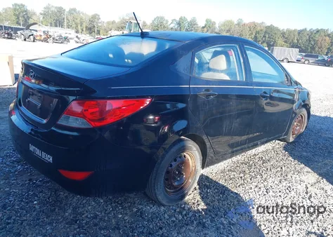 2014 Hyundai Accent Gls from USA, damaged, VIN KMHCT4AE1EU731411